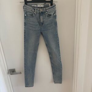 NWT Mango MNG Skinny Ankle Blue Women's Jeans, mid rise, 2
